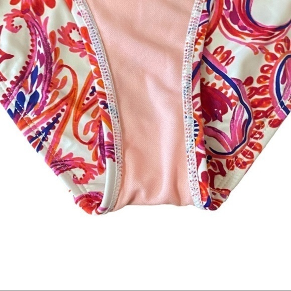 Daniel Cremieux Bikini Swimsuit Pink Paisley Small - Picture 11 of 16